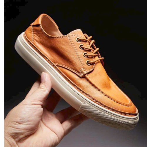 Giày da nam dòng sneaker sk002 chất liệu da bò cao cấp, giày xuất khẩu, giày da cao cấp, giày sneaker, giày hiệu, giày GOW